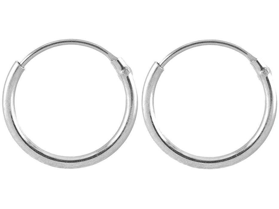 VERSIL kolczyki koła kółka oponki 12 mm SREBRO 0,925