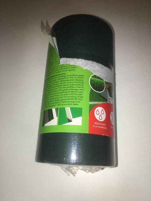 Banda fita relva sintética