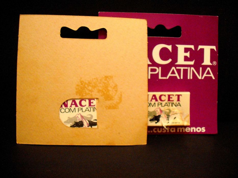 2 X Antigas lâminas Nacet Platina 3 Units Pack
