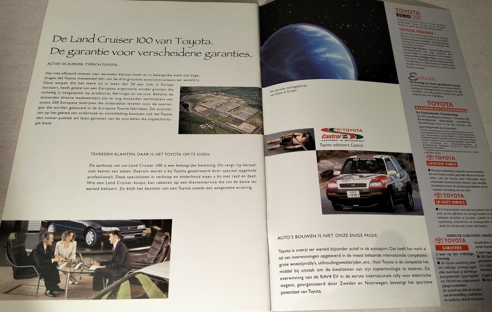 Revista Promocional Toyota Land Cruiser 100