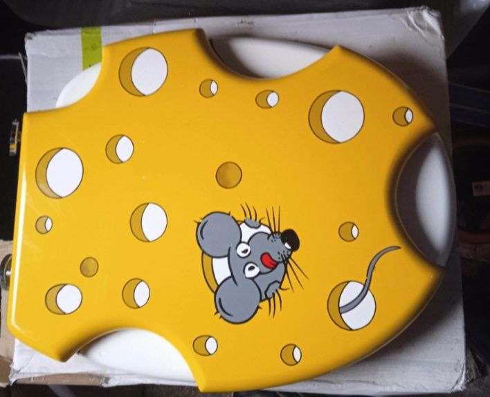 Deska sedesowa SER Z MYSZKAMI