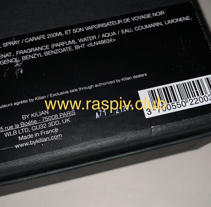 Распив 10мл отливант Kilian angels share оригинал