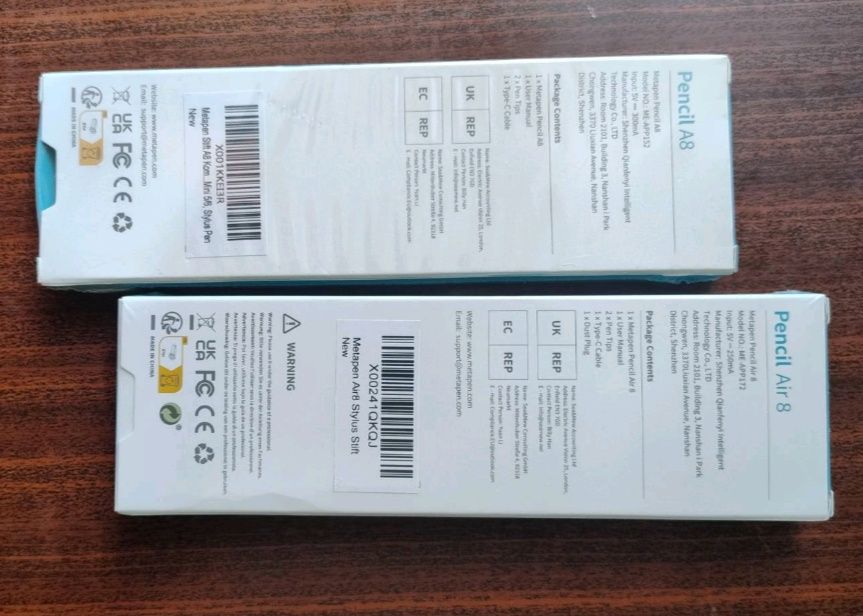 Оригінальні стилуси Metapen A8 та Air 8 для iPad — Нові, запаковані