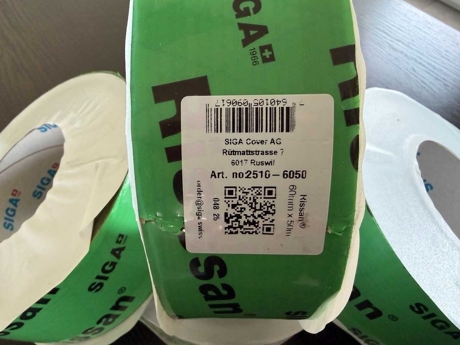 Taśma Siga Rissan 60mm x 50m do rur kabli