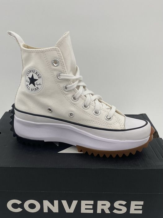 Converse Run Star Hike Hi White Black Gum 166799C