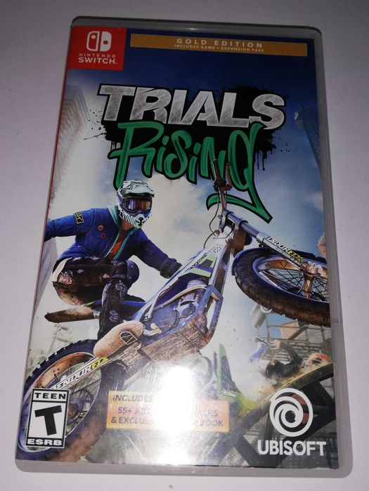 Gra na konsolę NINTENDO SWITCH Trials Rising Gold Edition Kolekcjonerski Sticker Art book zamienię wyścigi RedLynx Ubisoft