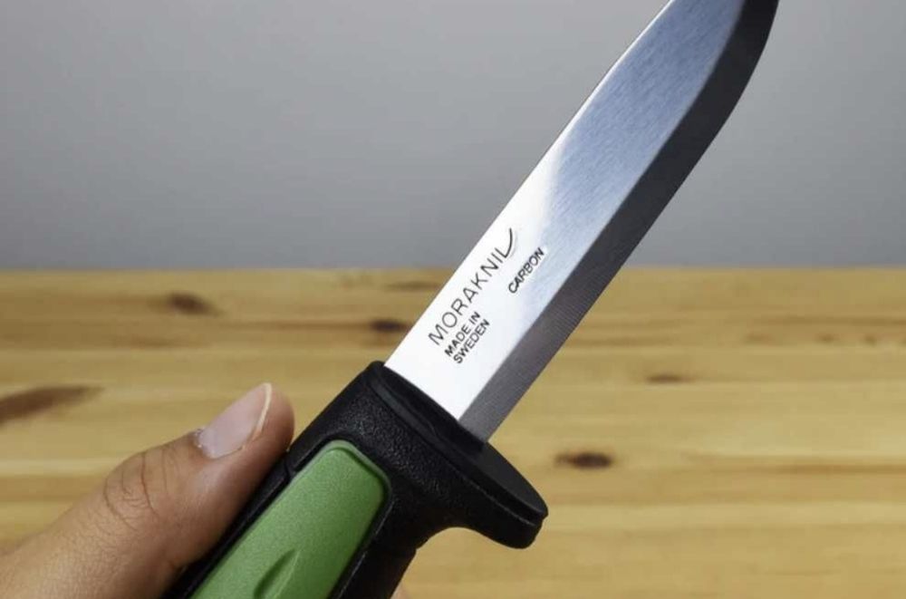 Викрутка Morakniv Safe Pro Carbon Steel Fixed Blade брелок Knife with Blunt Tip Mora Pro C Safe Мора нож брелок ніж ножичек зелений 13076