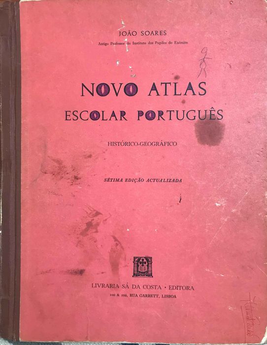 Novo Atlas Escolar Português por João Soares 7 edicao