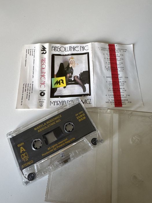 Maryla Rodowicz Absolutnie Nic kaseta