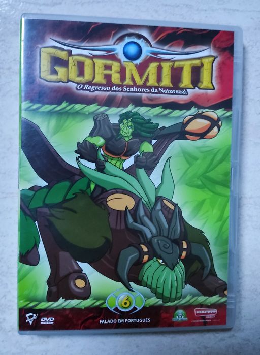 Conjunto de 3 DVDs Gormiti  (Nº: 5, 6 e 7)