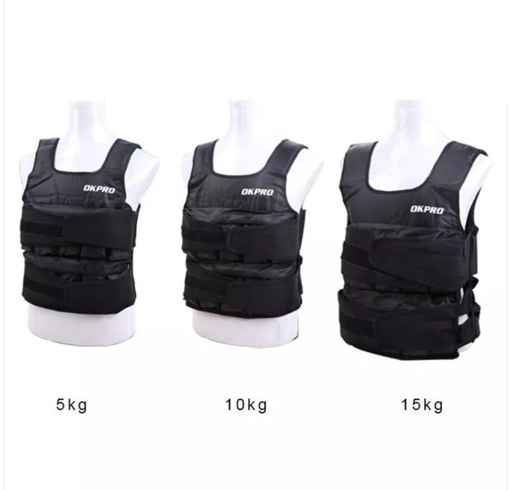 Colete de peso 5kg; 10kg; 15kg
