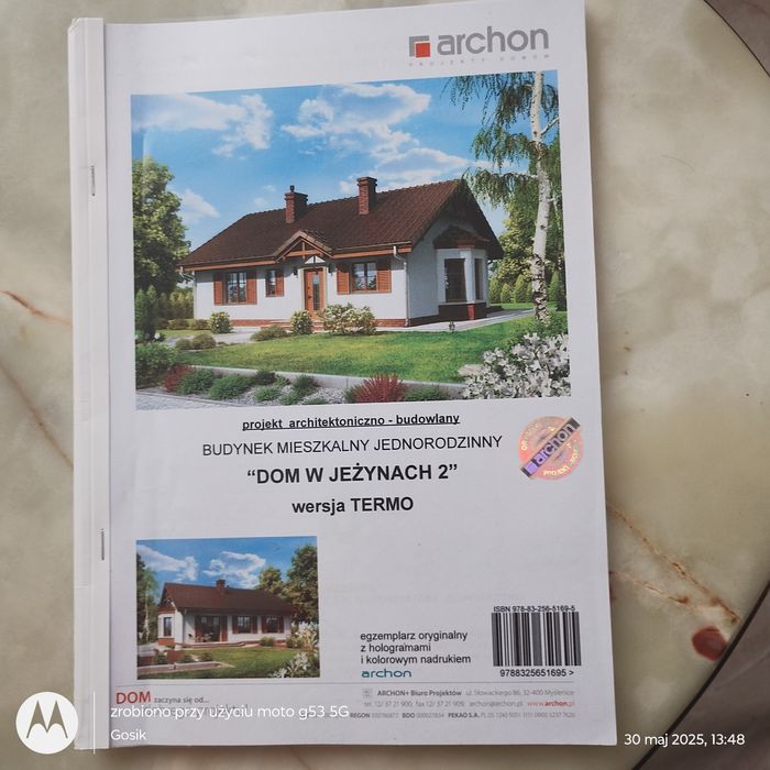 Projekt domu taniego w budowie