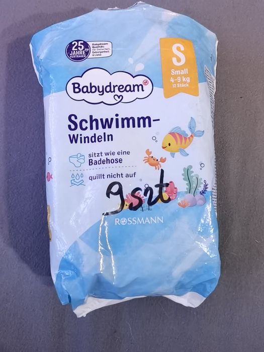 Pampery do pływania babydream rozmiar S (4-9 kg)