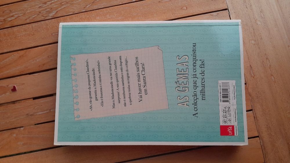 Livro As Gémeas- Claudina no Colégio de Santa Clara- Emid Blyton