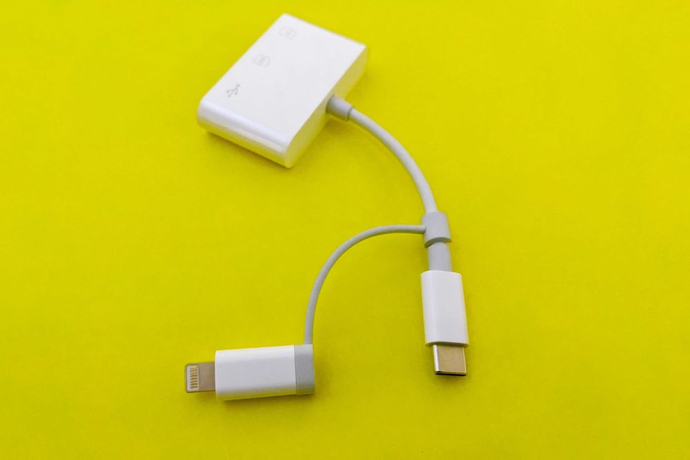 Картридер адаптер otg iPhone Lightning Type-C micro SD USB перехідник