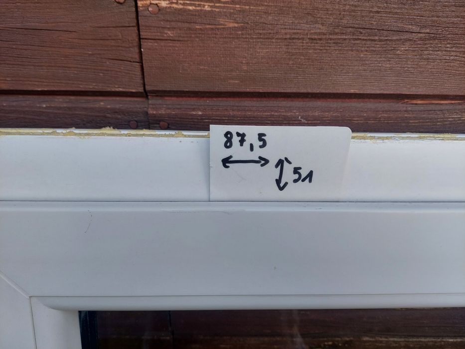 Sprzdam okno pcv 51 cm x 87,5 cm