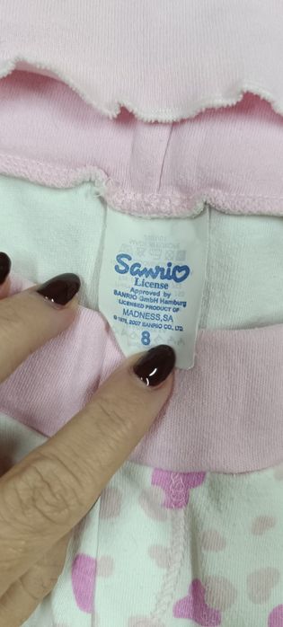 Pijama Hello Kitty para menina 8 anos. Marca Sanrio
