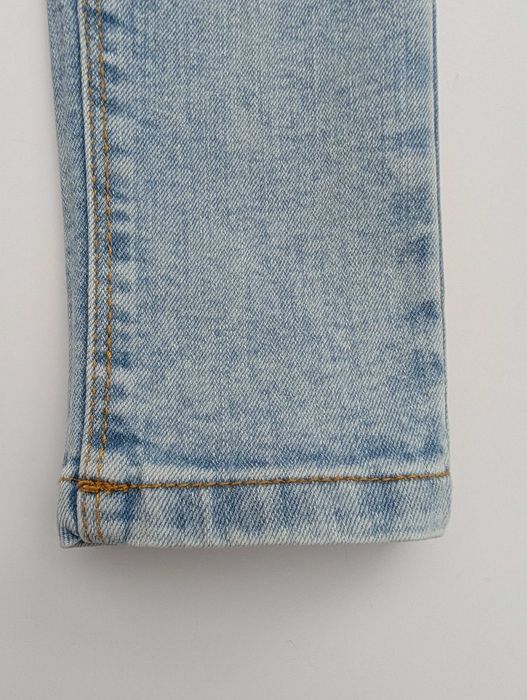 Spodnie jeansy Lindex r. 104 dziewczęce z haftem jednorożców regulacja