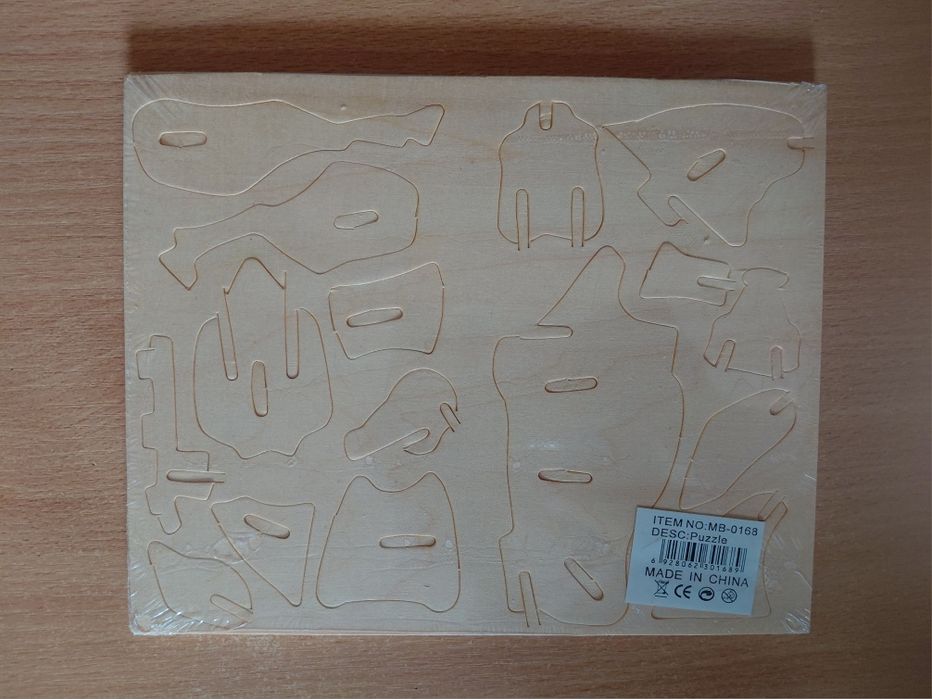 Drewniane puzzle 3d układanka