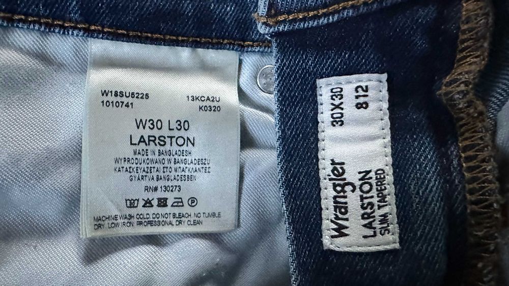 Wrangler Larston 32/29 Spodnie Piękne Slim