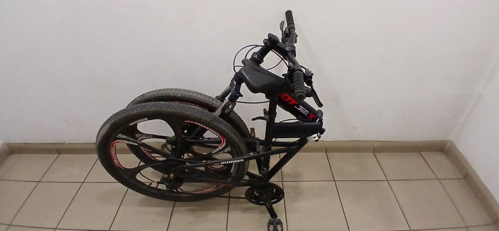 Bicicleta helliot hummer dobrável