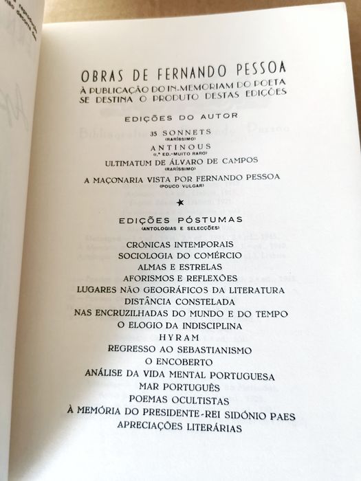 Fernando Pessoa - Apreciações Literárias, bosquejos e esquemas crítico