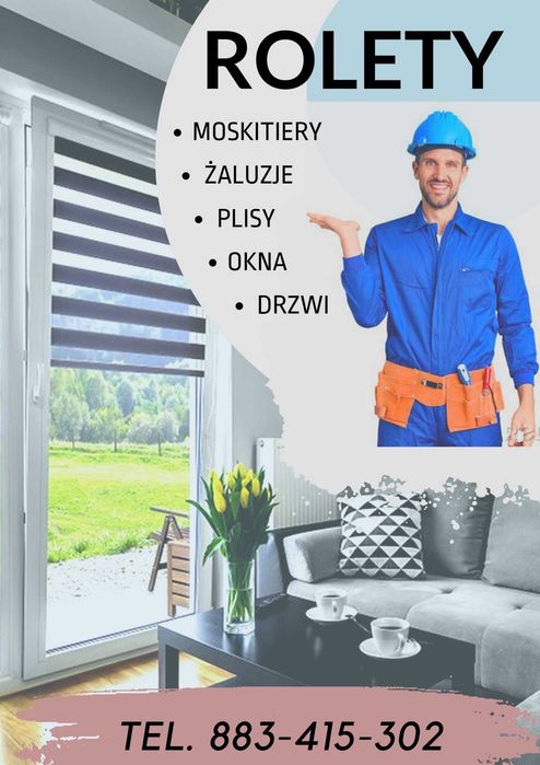 Plisy Łódź / Moskitiery Łódź/ Rolety Dzień Noc  / Rolety Łódź