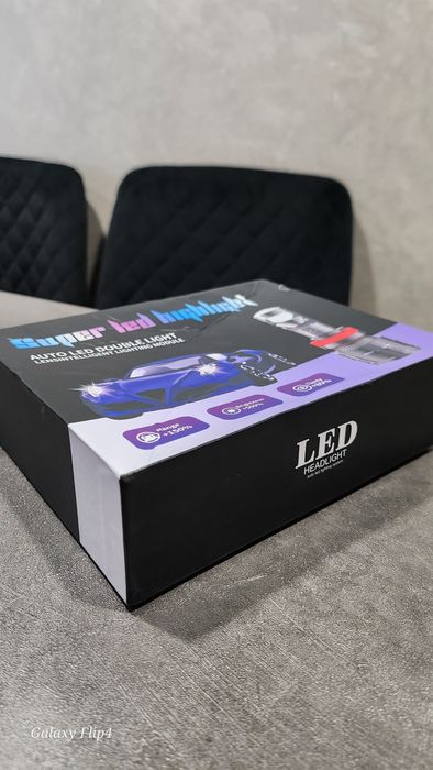 Лед лампи H7 з лінзою LED /  БІ ЛЕД