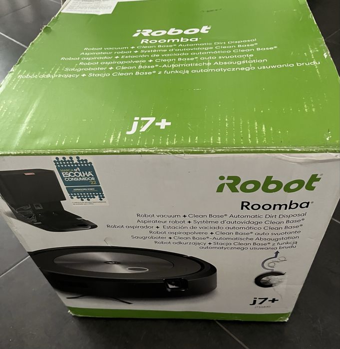 Robot j7+ com garantia ate 2027.