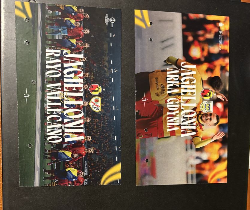 Zamienię na inne bilety kolekcjonerskie Jagielloni Bialystok