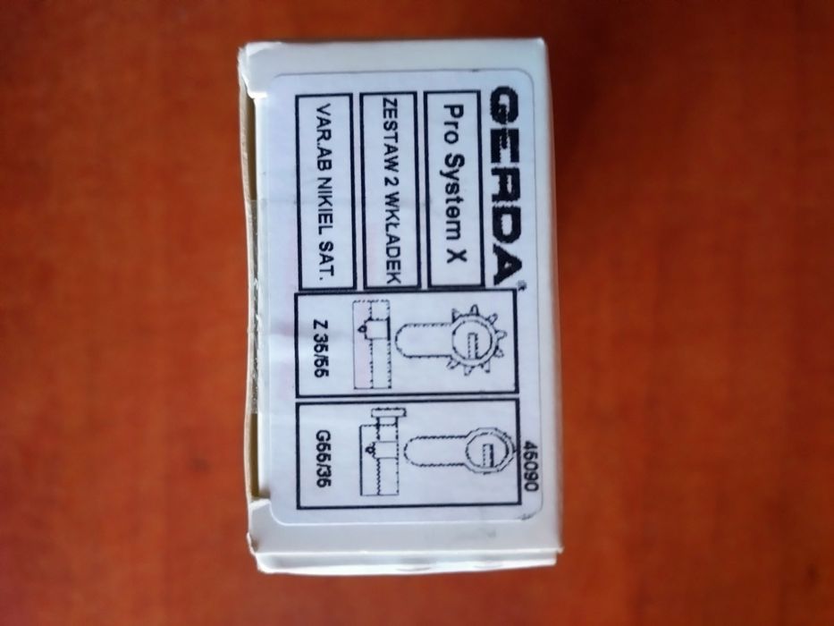 Wkładki Gerda w systemie jednego klucza Pro System X Z35/55 G55/35
