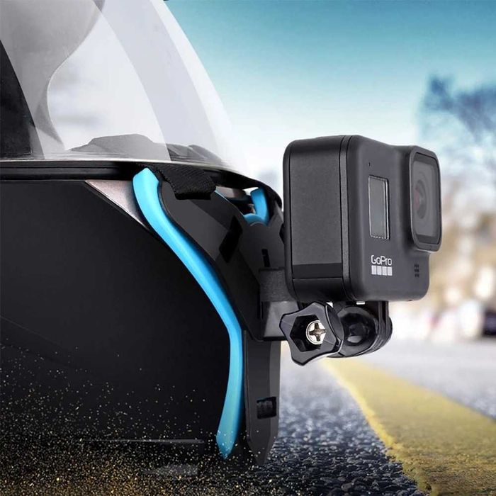 Suporte de Câmara GoPro e Telemóvel para Queixada de Capacete