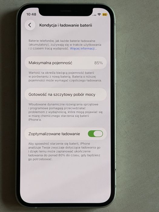 iPhone 12 mini Green, bez blokad, bateria 85%
