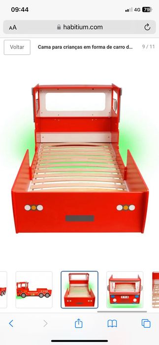 Cama criança BOMBEIROS