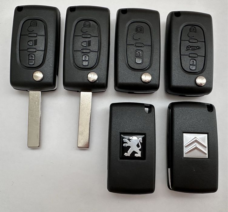 Корпус викидного ключа Пежо Сітроен викидний ключ Citroen Peugeot