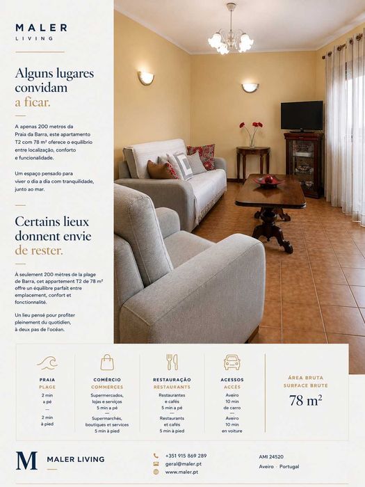 Praia da Barra - Apartamento T2