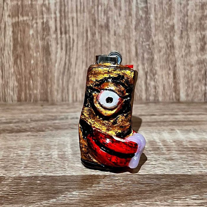 Isqueiro Decorativo Personalizado Estilo Dark / Arte
