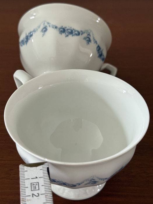 Filiżanki Rosenthal Biala Maria Blau