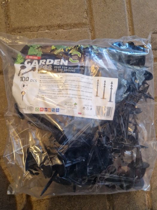 Szpilki Kołki 100szt. 12,5CM do agrowłókniny kotwa do podłoża twarde