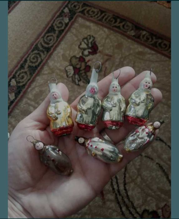 Ёлочные мини и миди игрушки.