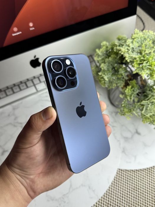 iPhone 15 Pro 128GB Blue Neverlock Фізична сімкарта/айфон 15 про 128 фіз сім