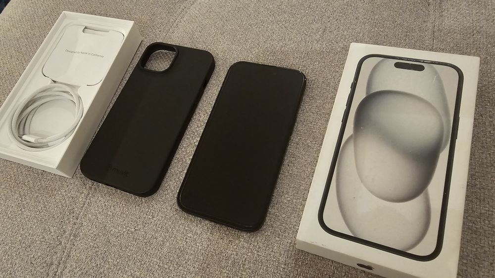 iPhone 15 Plus e 15 256GB, 128GB. Troca/retoma. Fatura, garantia, capa