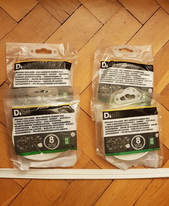 Uszczelka biała 24 m, Diall profil K