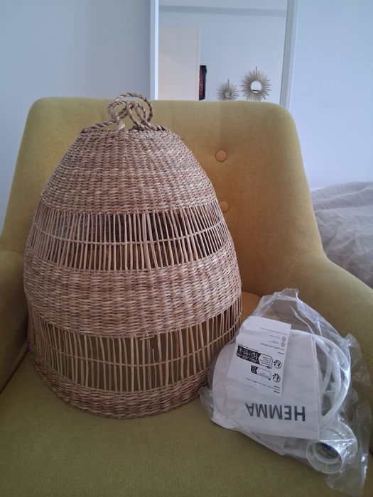 Candeiro e suporte Ikea novos