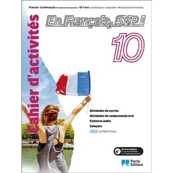 Livro de fichas de frânces 10.º ANO — NOVO!