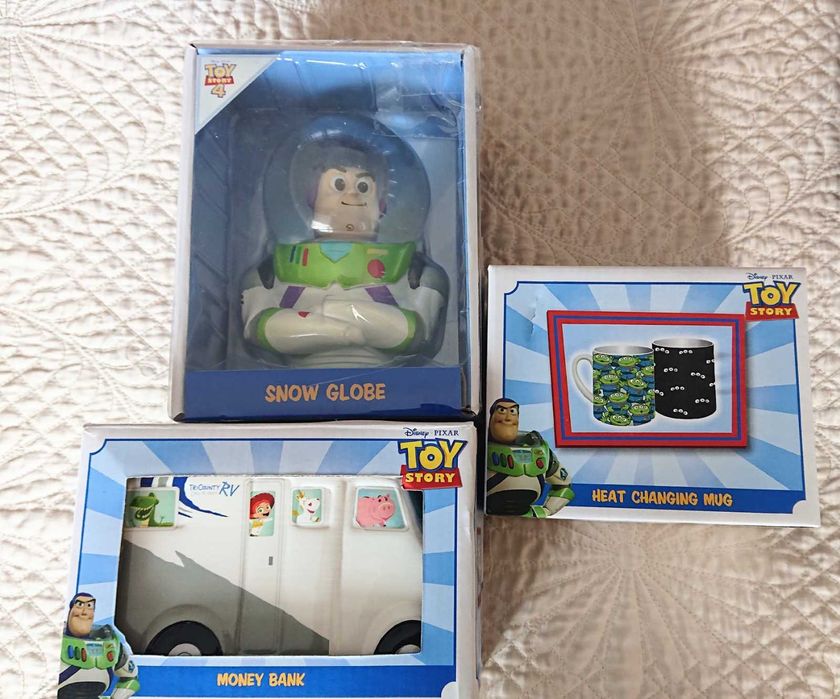 toy story, piggy bank, mug and snowglobe64551482191106120