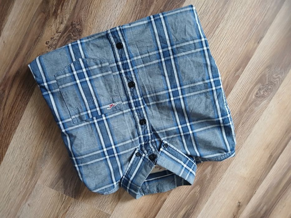 Hollister Koszula S-M długi rękaw 100% bawełna
