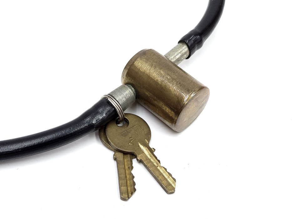 NOWA Linka kłódka zabezpieczenie Romet Wigry Jubilat Zenit Pelikan