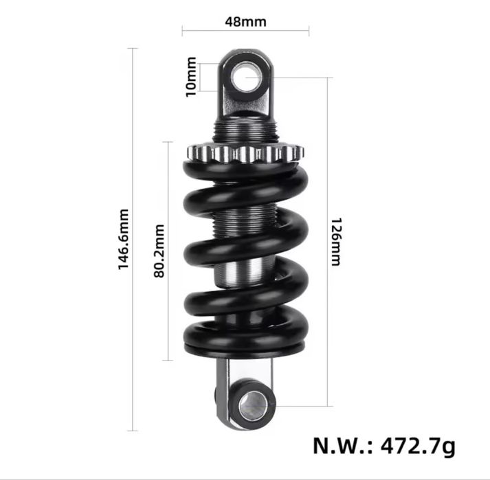 Suspensão Traseira para Scooter Elétrico Kukirin G2 / G4