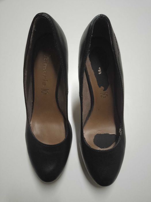 Tamaris szpilki skóra 40